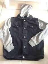 Veste Blouson En Jeans Noir Kiabi XS 12- 14 Ans