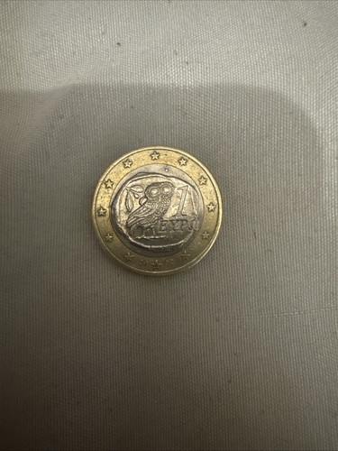Pièce euro rare grèce - pièce, rare.