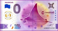 UEBK / NAUSICAA / BILLET 0 € *ANNIVERSARY* / NULL €-SCHEIN / 2025-11