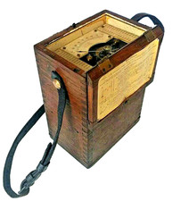 Hartmann & Braun – Ohmmètre vintage – Coffret bois – Bon état /Instrument mesure