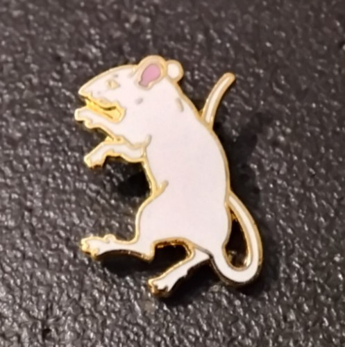 Pin astrologie rat blanc - pin’s,