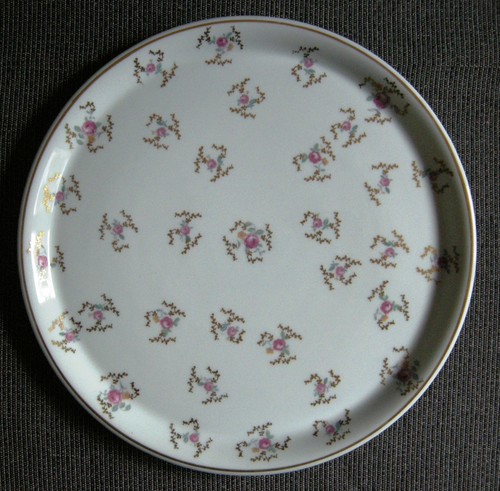 Plat gateaux porcelaine - a,