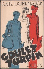 Leon Turpin. Toute l'alimentation Goulet Turpin. Reims