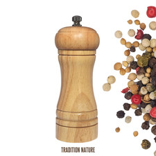 Moulin à poivre en bois 14 cm