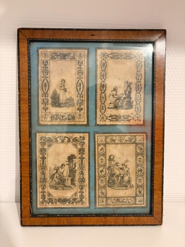 Gravure encadrée française - 4,