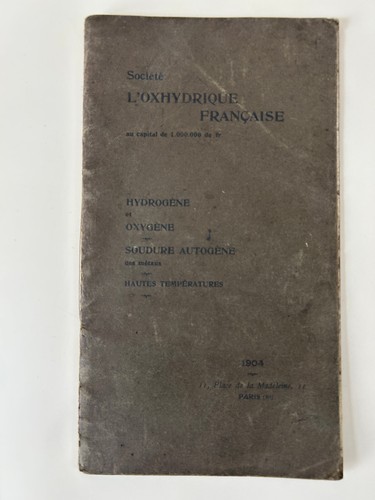 Société oxhydrique - société, l'oxhydrique