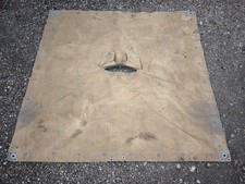 Toile de tente poncho beige