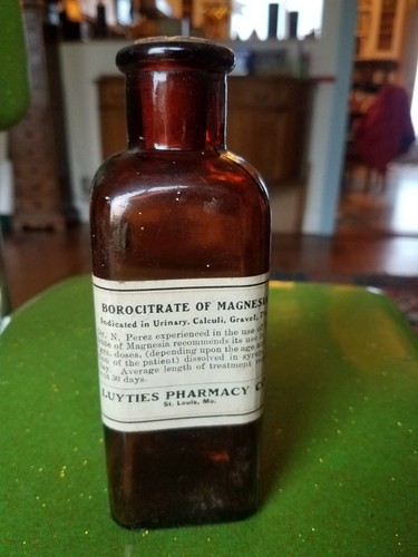 Antique chemist bottle