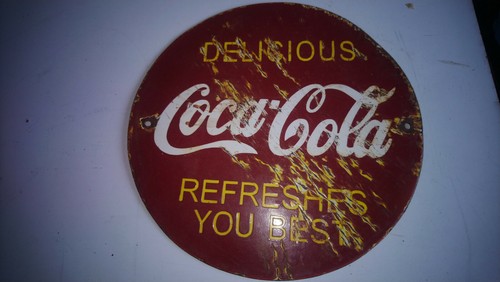 Rare plaque coca - cola, en