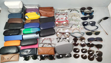 Lot 33 Lunettes Vue Soleil + 30 Etuis Boites RAY-BAN E. Armanie Marques Mode B51