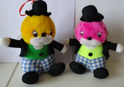 Lot peluches en redingote - peluches,