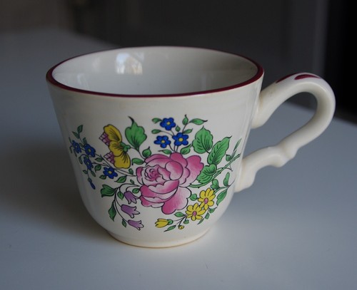 Tasse luneville decor - tasse,