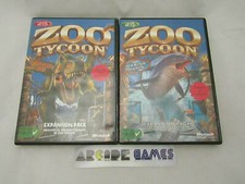 LOT 2 JEUX ZOO TYCOON MARINE MANIA + DINOSAUR DIGS PC CD ROM VF (vendeur pro)