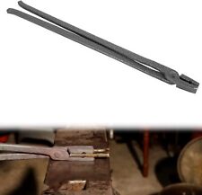 Blacksmith 1/4" Flat Jaw Tongs Knife Making - Hold Flat Bar Round Bar Square Bar