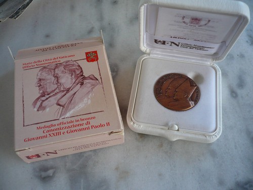 Médaille bronze vatican 2014 - médaille,