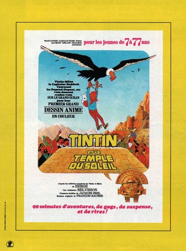 Mini affiche cinema - mini, tintin