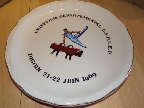 Assiette décorative digoin - décorative,
