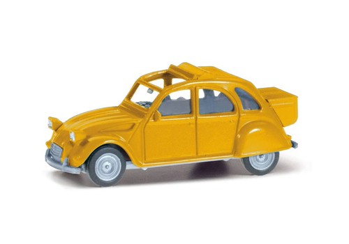 Citroen 2cv jaune mimosa - citroen,