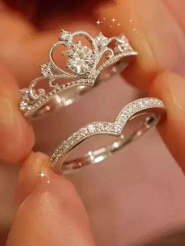 Bague mariage couronne fn - mariage,