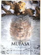MUFASA The Lion King Disney advance ORIGINAL french LARGE movie poster