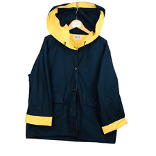 Grif veste femme taille xxxL jaune marine 65% polyamide 35% coton vintage coat