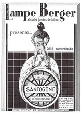 PUBLICITE LAMPE BERGER BLOC SANTOGENE BRULE PARFUM DESODORISANT DE 1937 AD PUB