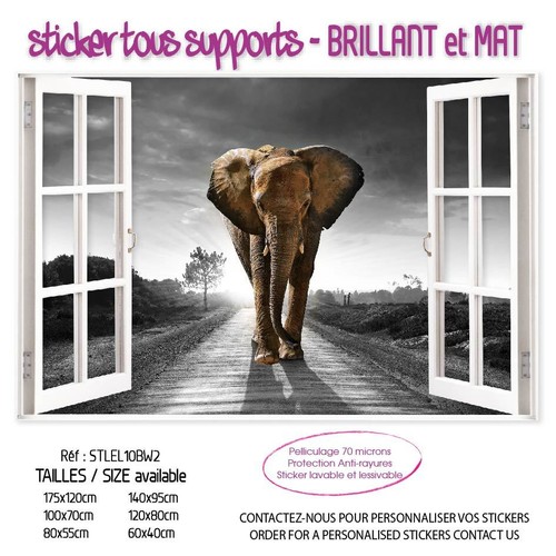 Sticker trompe oeil fenetre - sticker,
