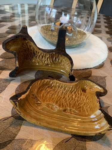 Ancien moule agneau terre - moule,