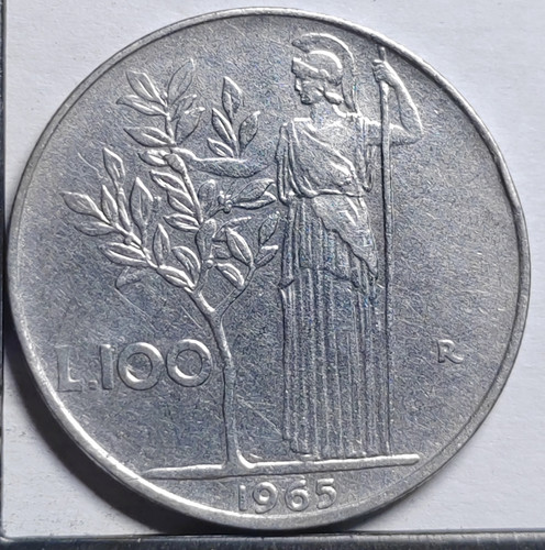100 lire 1965 - lire,