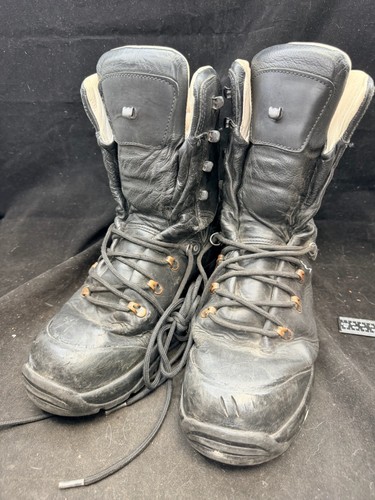Bottes combat cuir noir - combat,