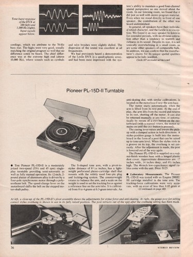 Pioneer 15d ii turntable - -,