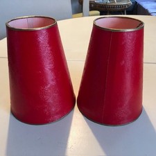 lot de 2 anciens abat-jour