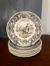 6 ASSIETTES A DESSERT EN