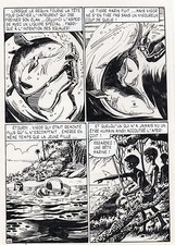 GIORDAN : VIGOR L'ATOLL TABOU PLANCHE ORIGINALE AREDIT PAGE 10