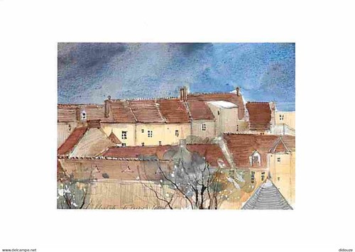Carte postale crépy en - carte,