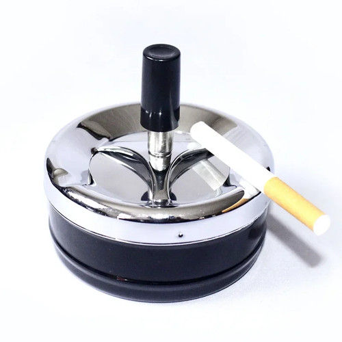 Cendrier automatique inox - cendrier,