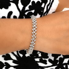 Bracelet En Diamant Marquise