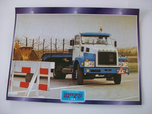 Carte fiche camion tracteur - carte,