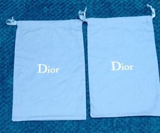 DEUX HOUSSES DIOR 32,5 cm/21,5 cm/ DUSTBAG 
