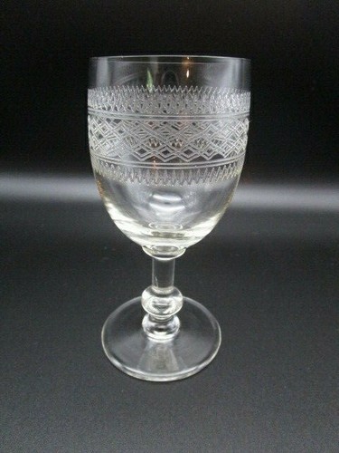 Verre table ancien en - table,