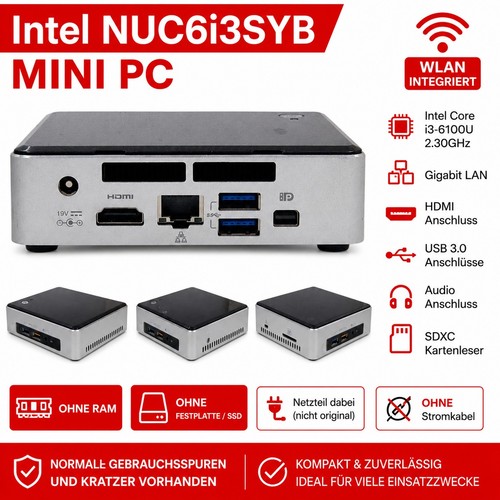 Intel nuc6i3syb mini - pc,