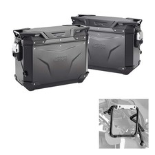 Set Valises GIVI Outback Evo Intelligent Noir pour Triumph - 1215 Tiger Explorer