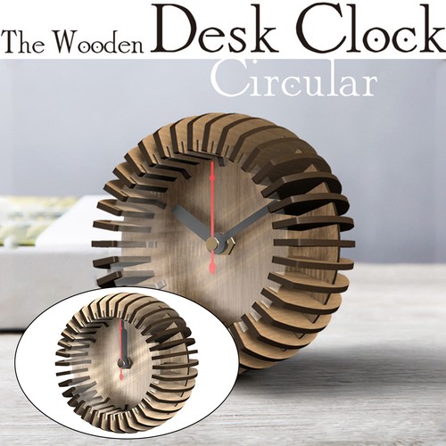 Horloge bois puzzle - en, kits