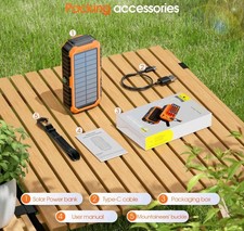 batterie externe solaire à 4