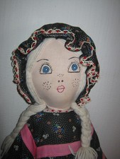 GRANDE POUPEE EN CHIFFON 70 CM FAITE MAIN