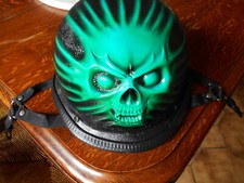 CASQUE DÉCO MOTARD BIKER - skull