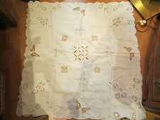 ravissante ancienne nappe lin