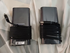 2x Dell Genium Alims 90W LA90PM130- DP/N: 01XMKR Port Rond 19.5V-4.62A +2 Câbles