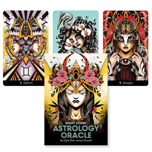 Huit pièces tarot oracle - huit,