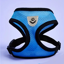 harnais pour chien ou chat taille S bleu sans Laisse de promenade neuf